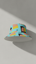 Bold Color Block Bucket Hat