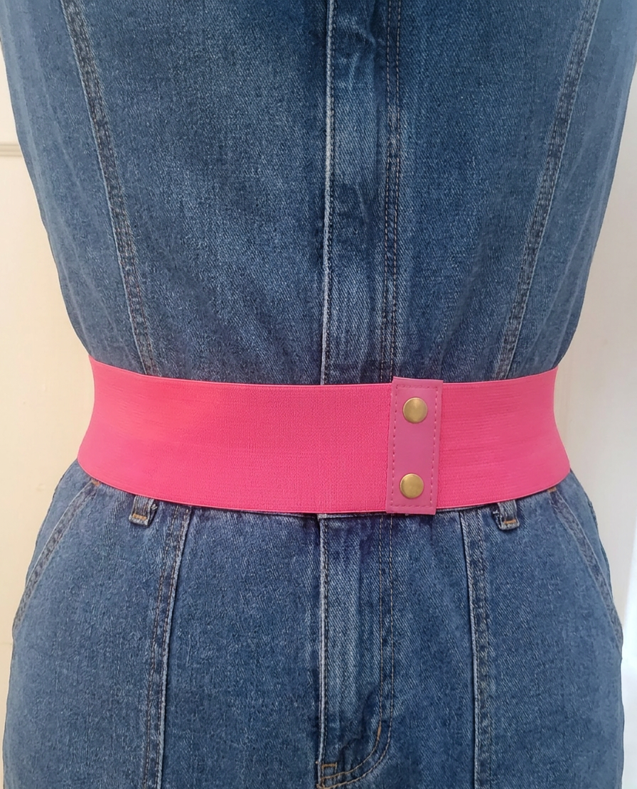 Pink elastic belt