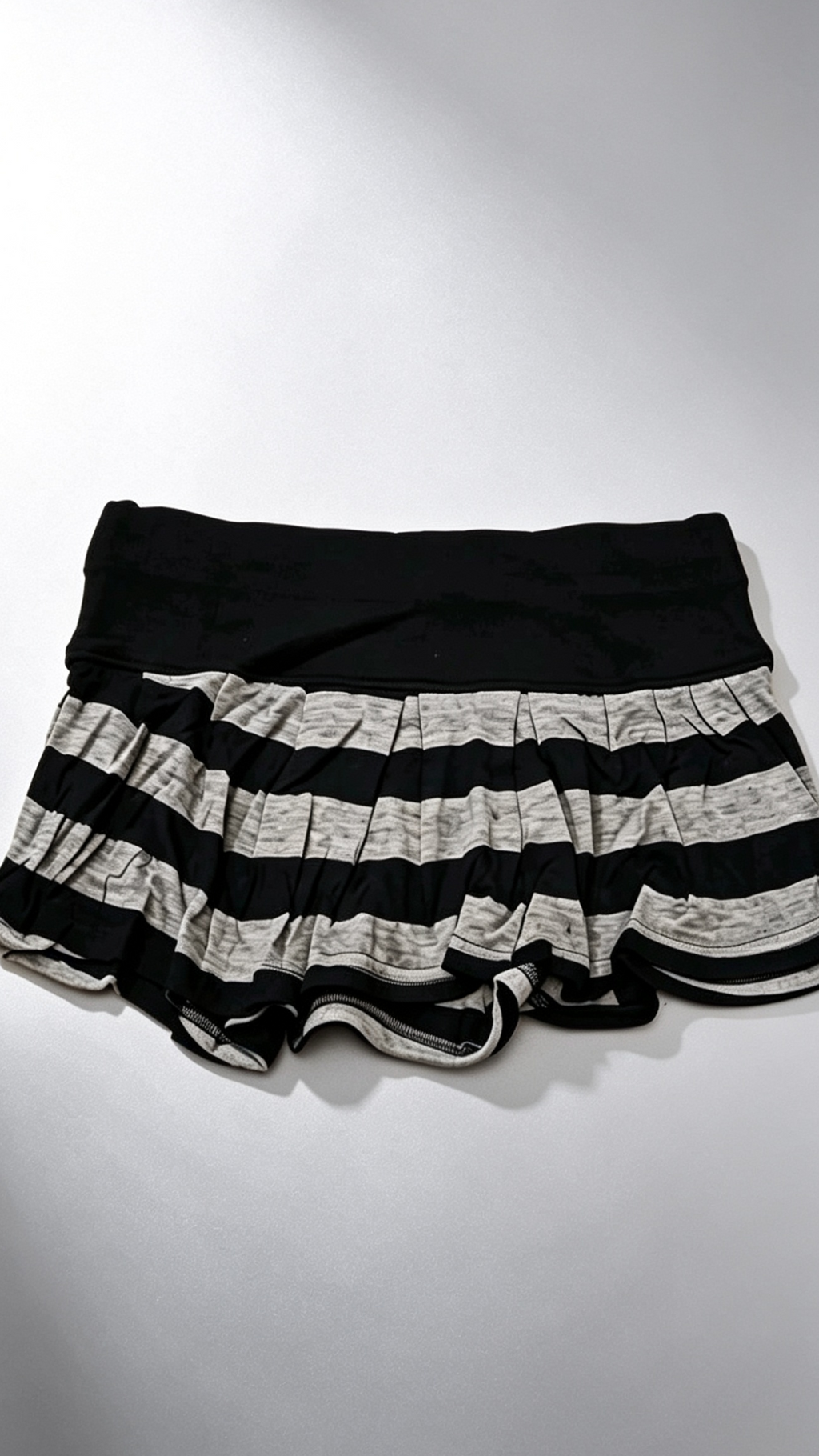 Stripe mini skirt