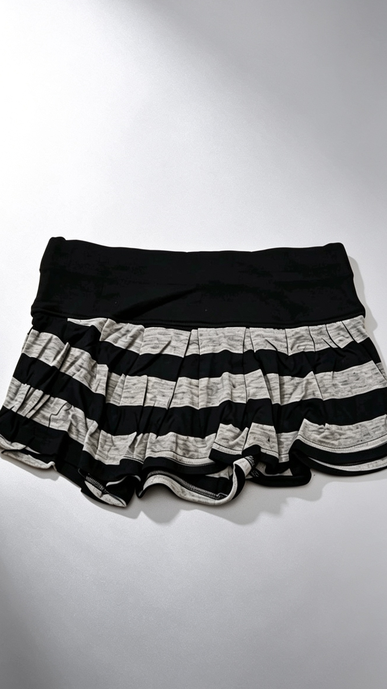 Stripe mini skirt
