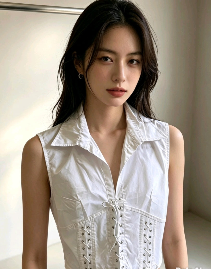 Corset-style top