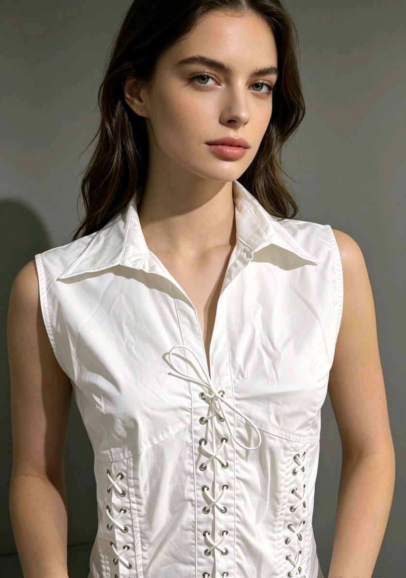 Corset-style top