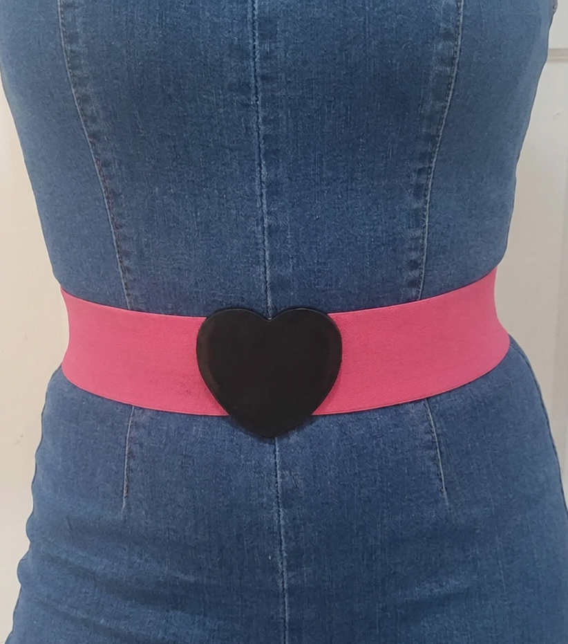 Pink elastic belt