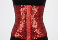 Corset sequin belt