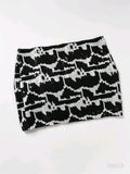 Sequinned Mini skirt