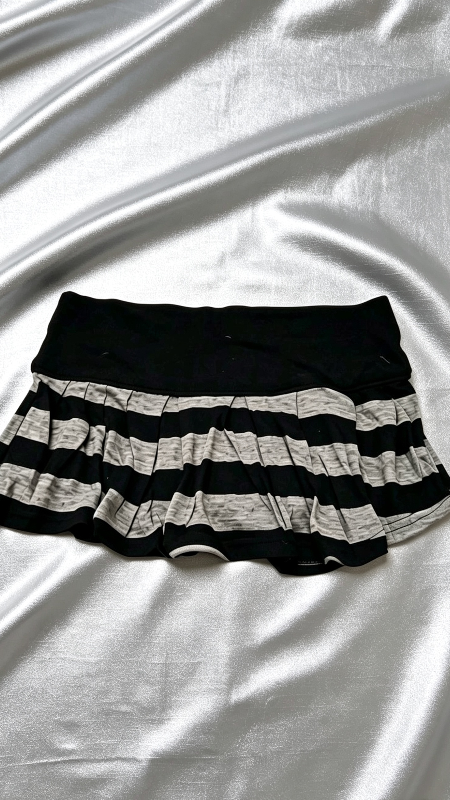 Stripe mini skirt