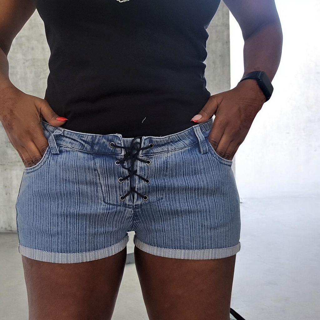 Denim shorts