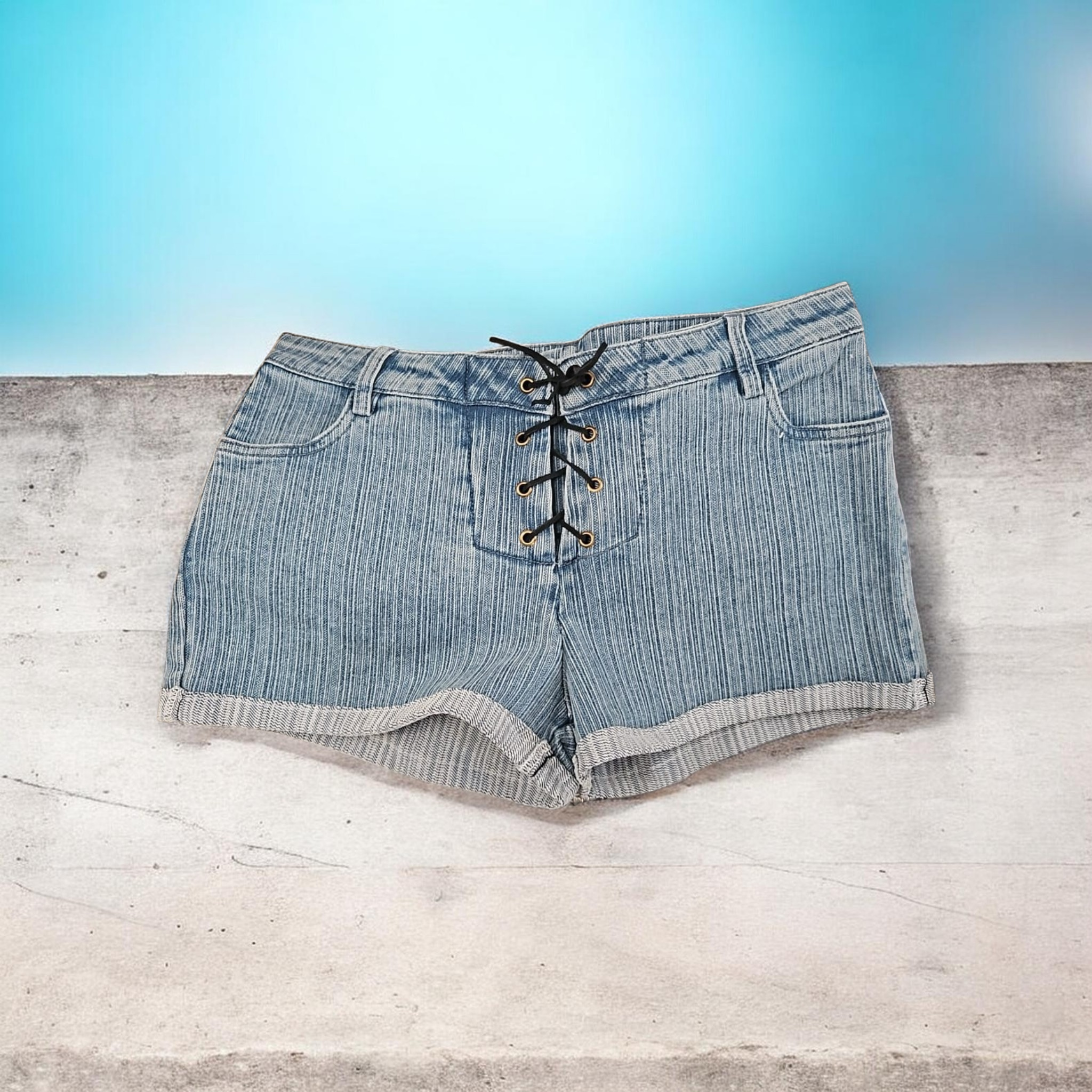 Denim shorts
