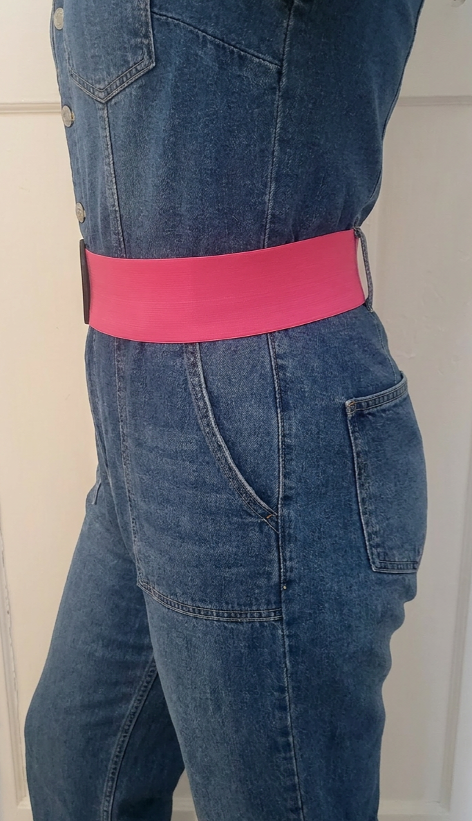 Pink elastic belt