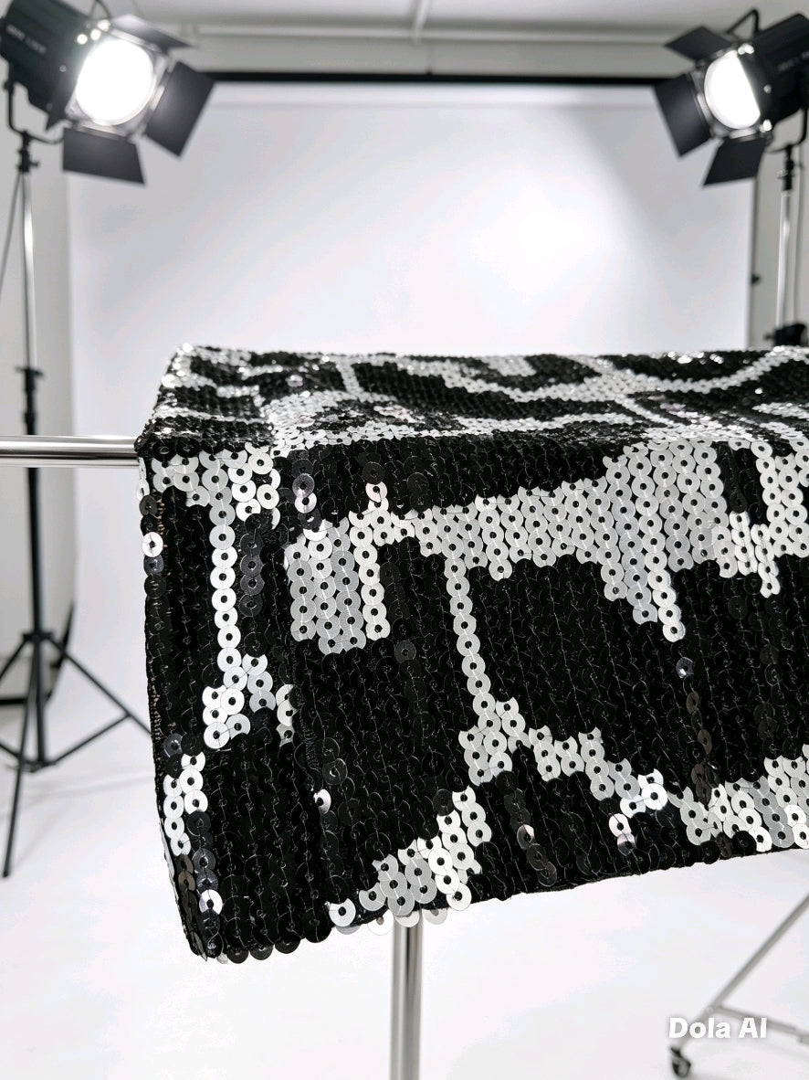 Sequinned Mini skirt